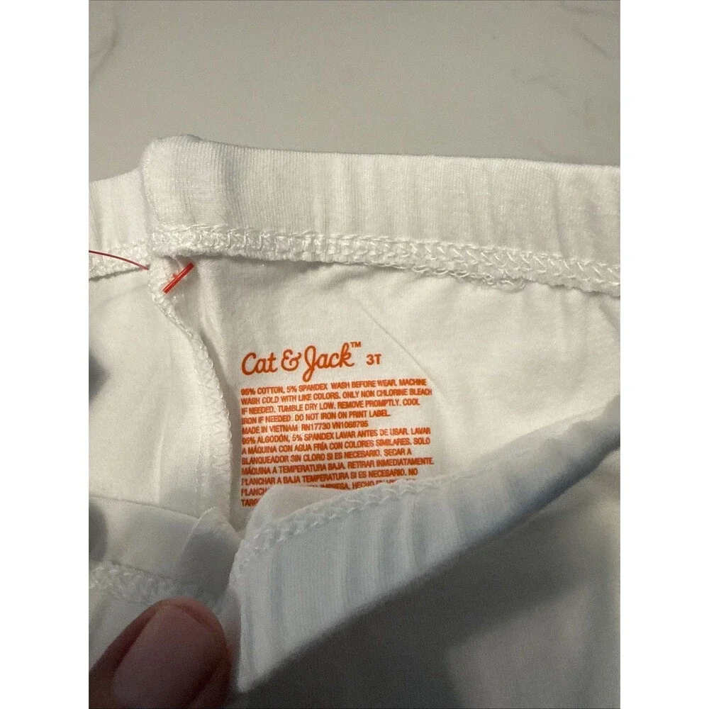 Cat & Jack Toddler Girls Size 3T Pull-On Bike Shorts Black
